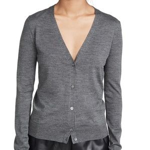 Garage × Light Grey Button Down Cardigan